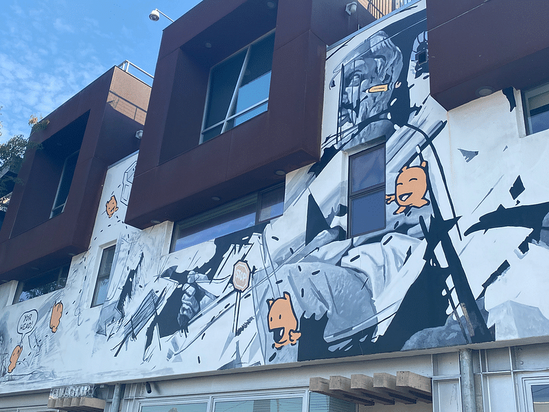 mural in Los Angeles by artist unknown.