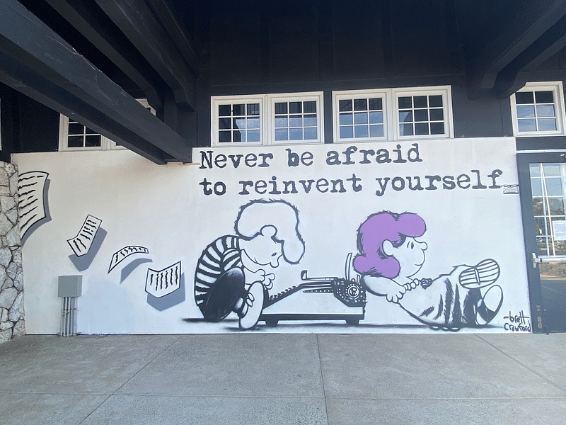 mural in Carlsbad by artist Brett Crawford.