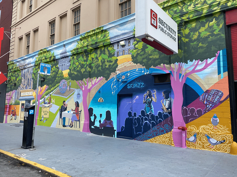 mural in San Francisco by artist Jerry Ragg.