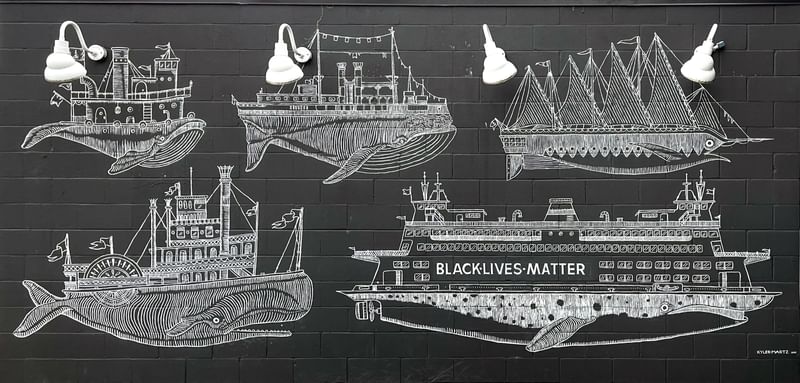 mural in Seattle by artist Kyler Martz.