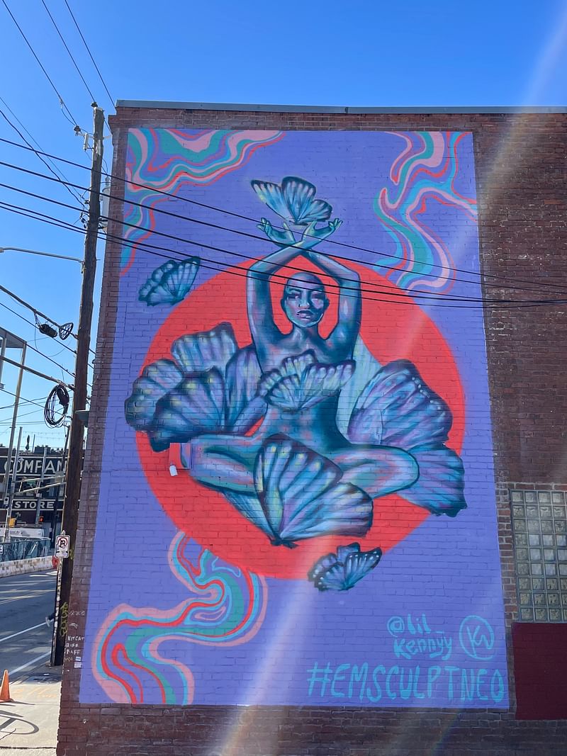 mural in Atlanta by artist Kendall McCann.