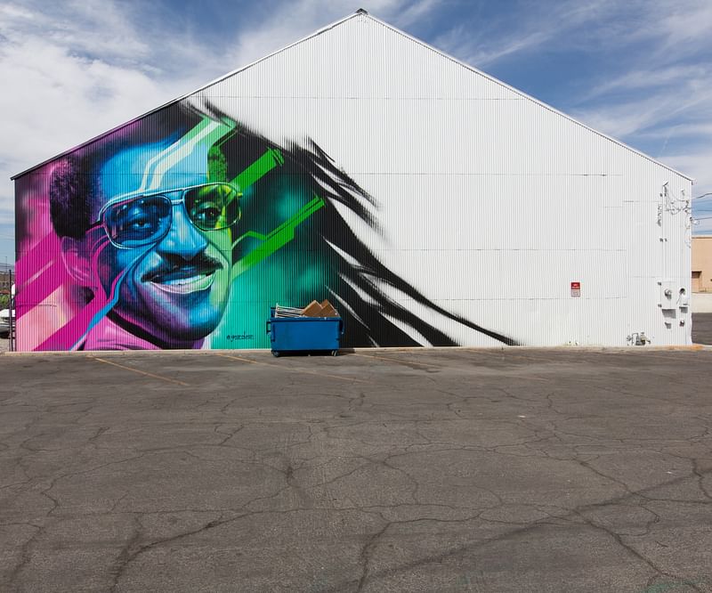 mural in Las Vegas by artist unknown.