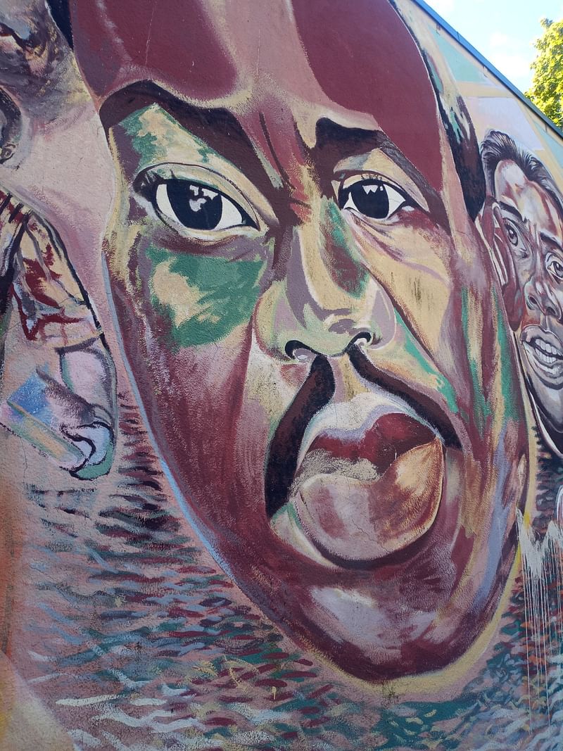 mural in Portland by artist unknown.