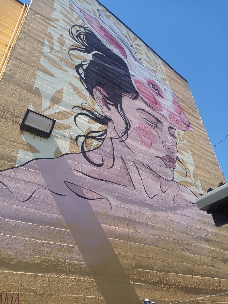mural in  by artist unknown.