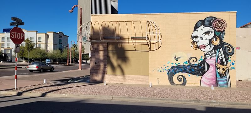 mural in Phoenix by artist Lalo Cota.
