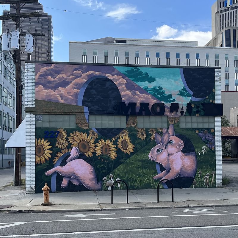 mural in Columbus by artist Jen Wrubles.