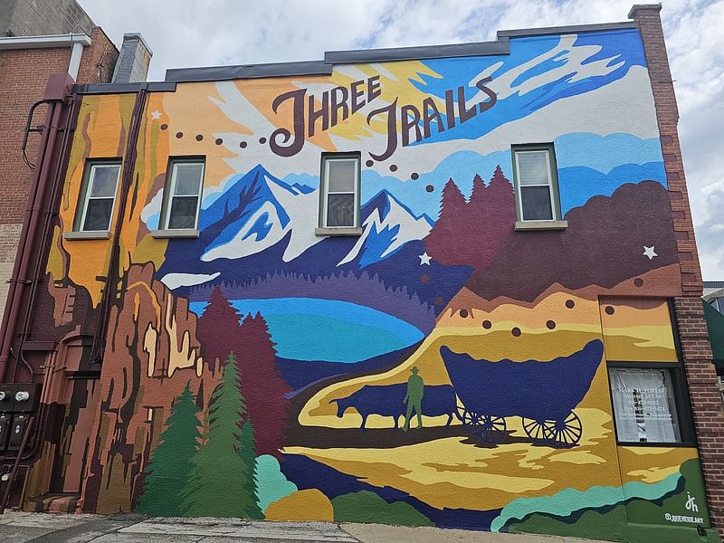 mural in Independence by artist Julie Heide.