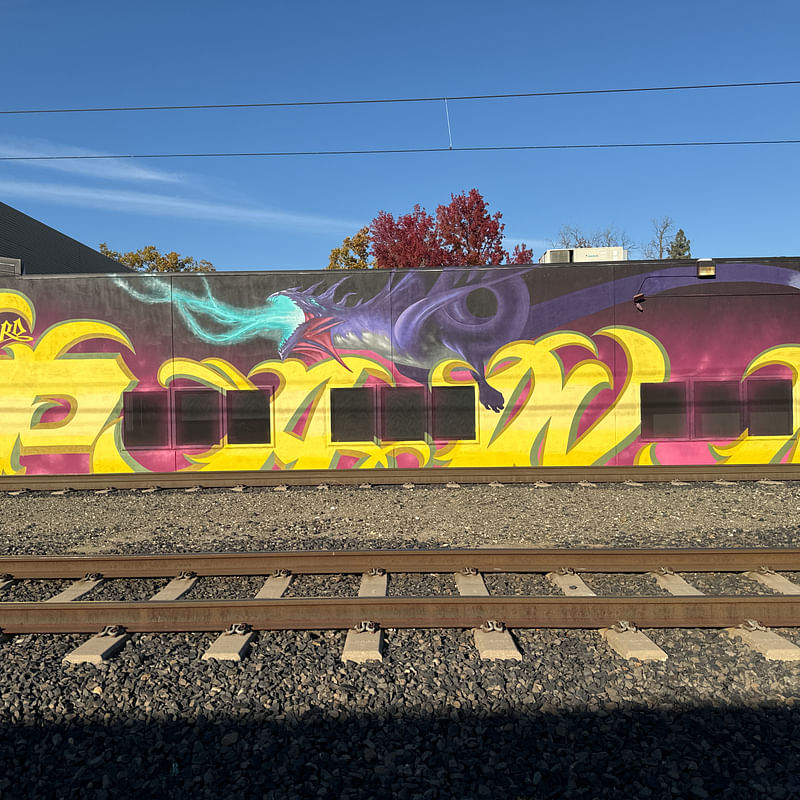 mural in Sacramento by artist unknown.