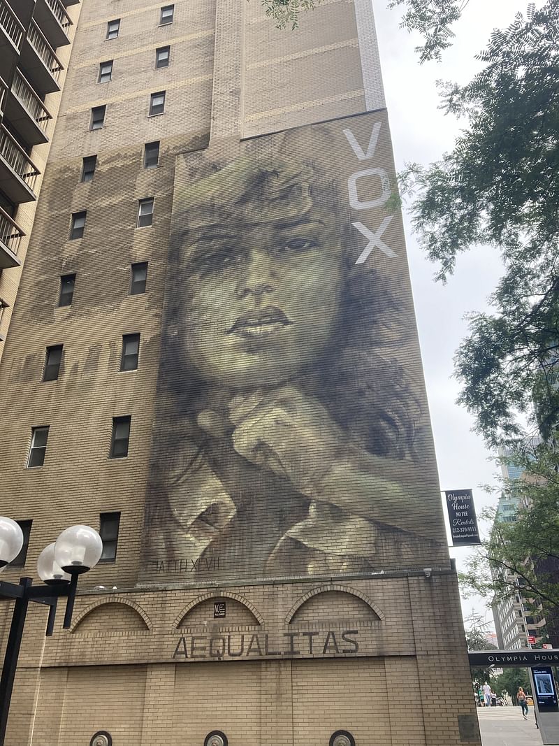 mural in New York by artist Faith XLVII.