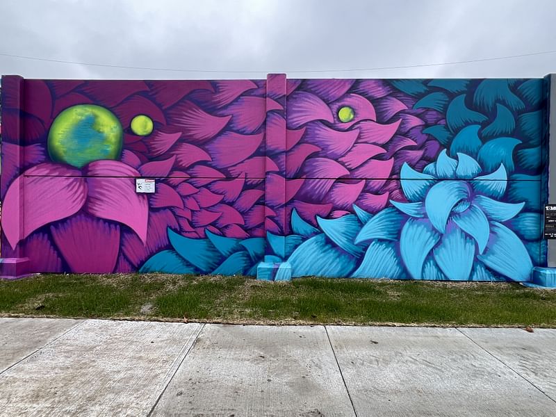 mural in Detroit by artist Lindy Shewbridge.