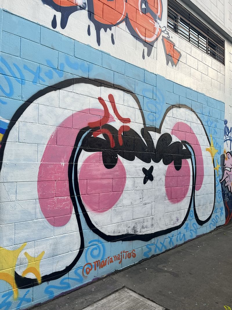 mural in Ciudad de Guatemala by artist María Ñejitos.