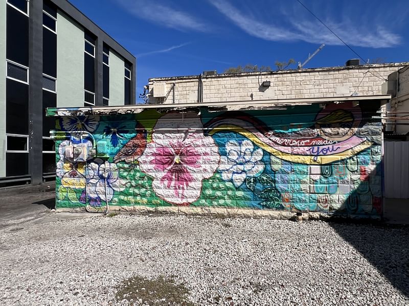 mural in St. Petersburg by artist unknown.