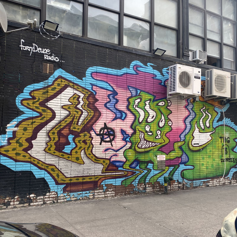 mural in New York by artist unknown.