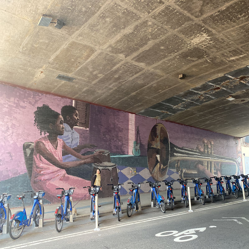 mural in Brooklyn by artist unknown.