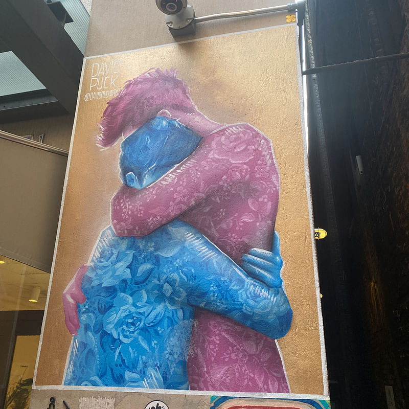 mural in New York by artist David Puck.