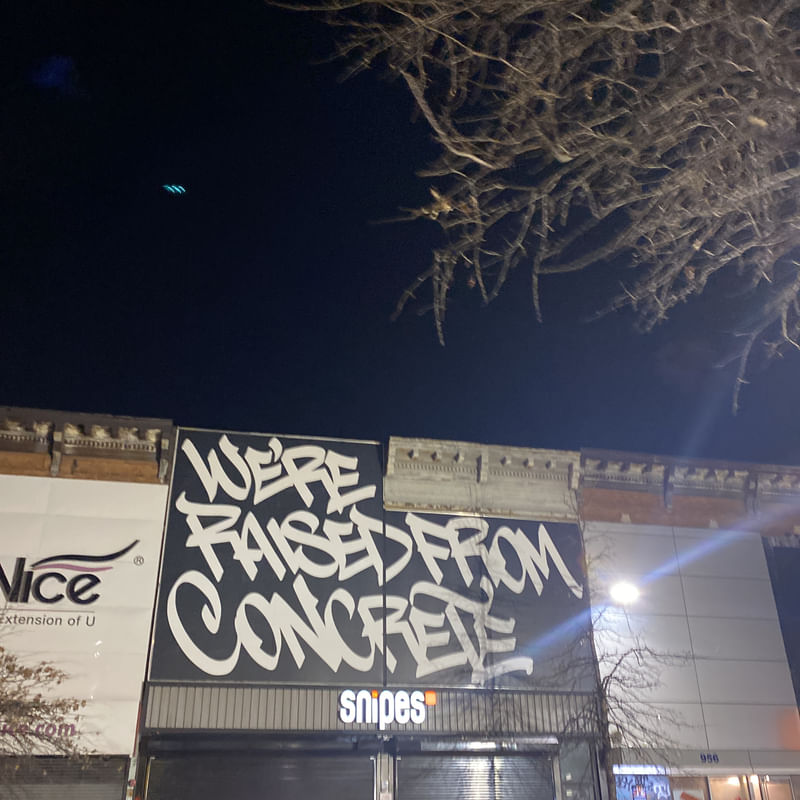 mural in Brooklyn by artist unknown.