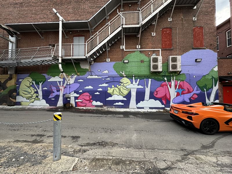 mural in Manchester by artist unknown.