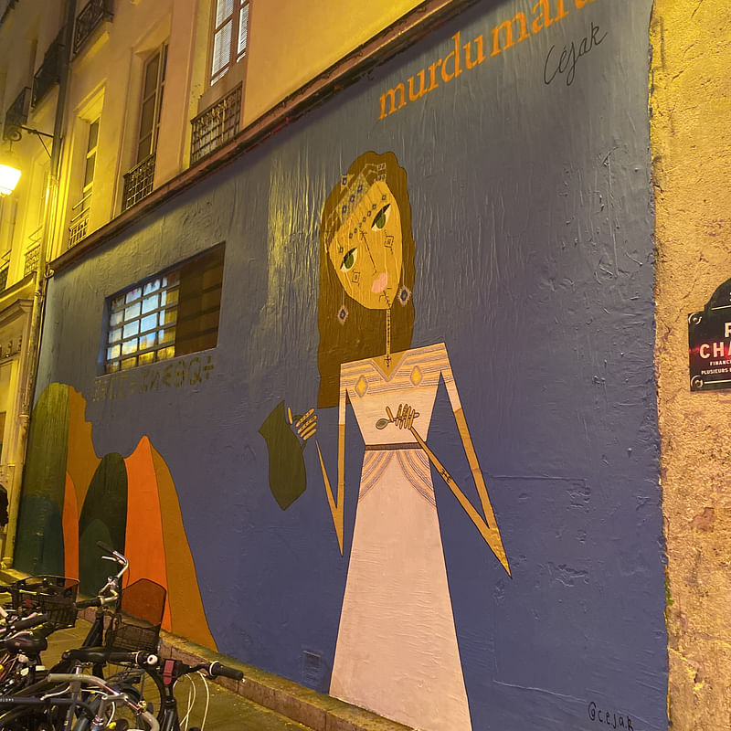 mural in Paris by artist unknown.