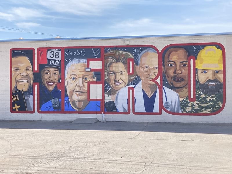 mural in Lawton by artist unknown.