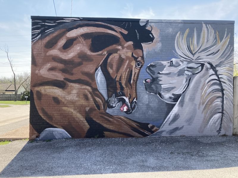 mural in Lawton by artist unknown.