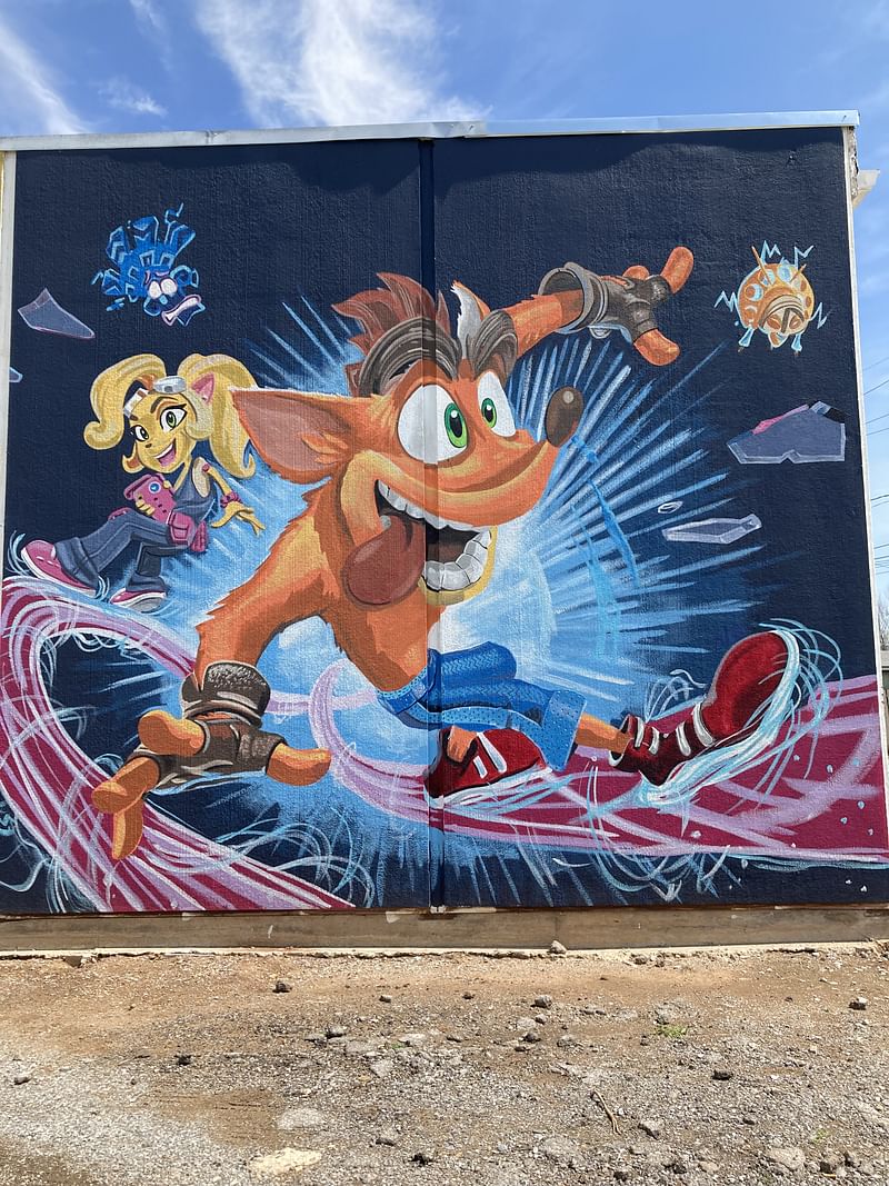 mural in Lawton by artist unknown.
