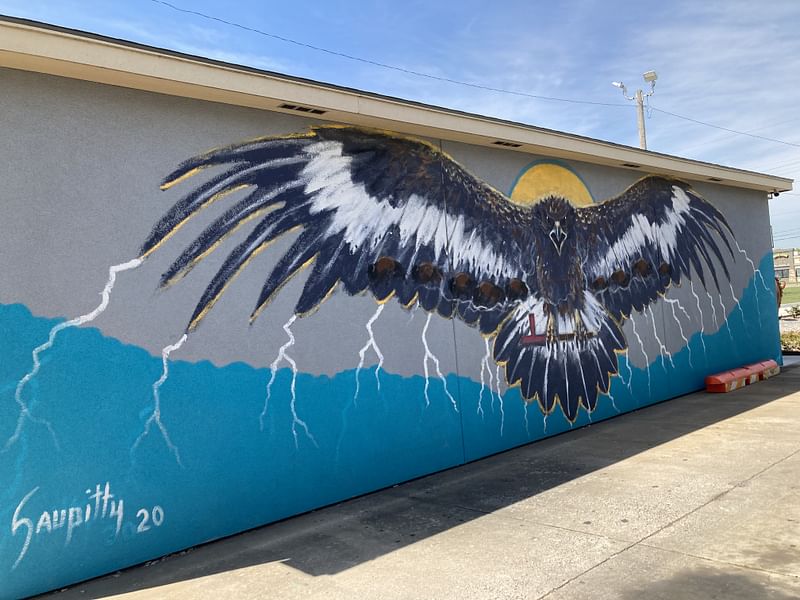 mural in Lawton by artist unknown.