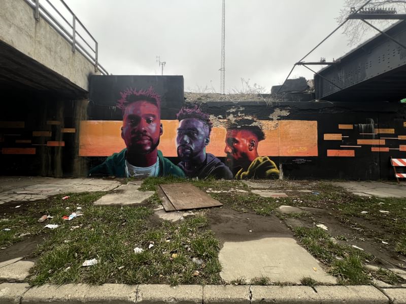 mural in Detroit by artist Ijania Cortez.