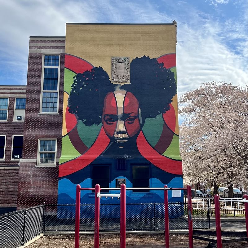 mural in Boston by artist Nneka Jones. Tagged: Sea Walls