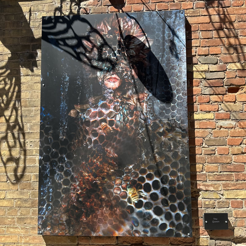 mural in De Pere by artist unknown.