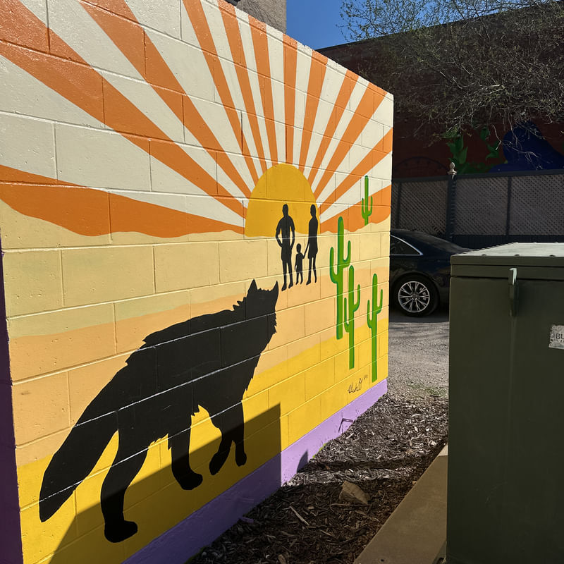 mural in Green Bay by artist unknown.