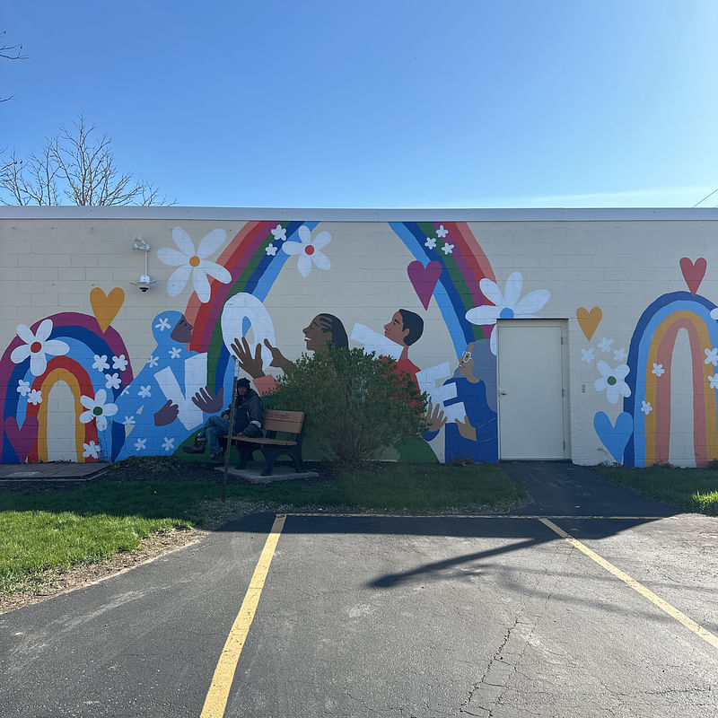 mural in Green Bay by artist unknown.