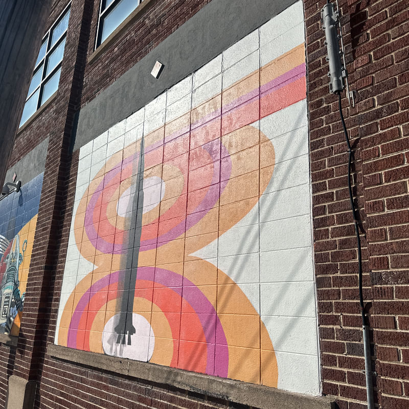 mural in Green Bay by artist unknown.