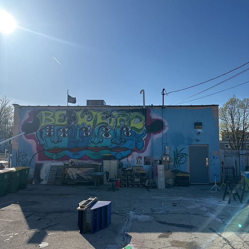 mural in Green Bay by artist unknown.
