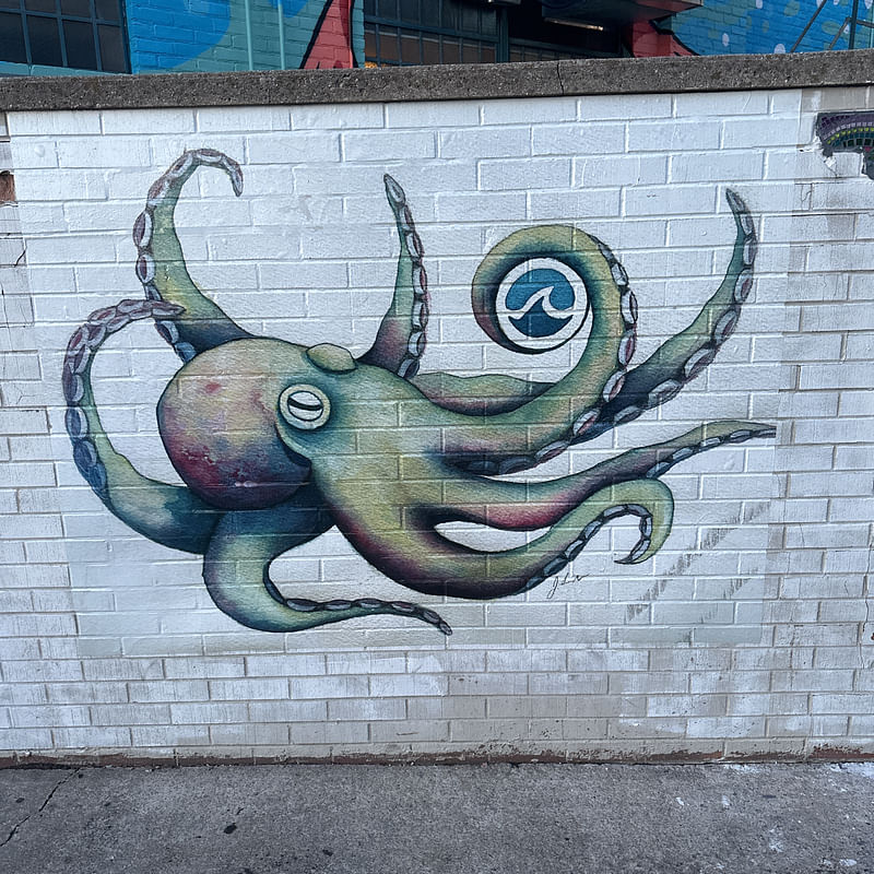 mural in Oshkosh by artist unknown.