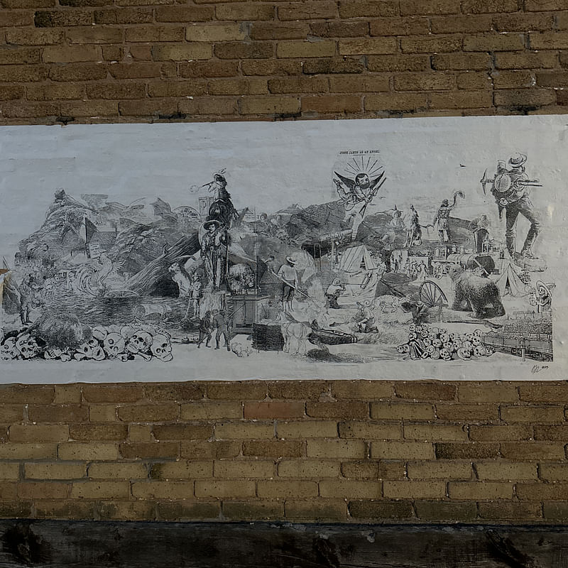 mural in Oshkosh by artist unknown.
