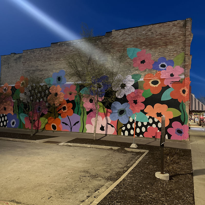 mural in Oshkosh by artist Emma Daisy.