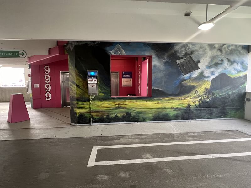 mural in Detroit by artist Gaia.