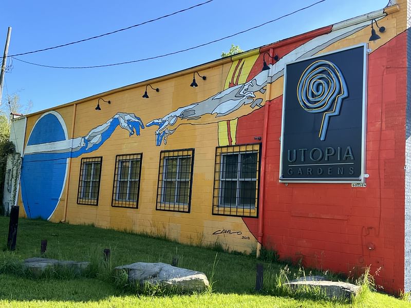 mural in Detroit by artist unknown.