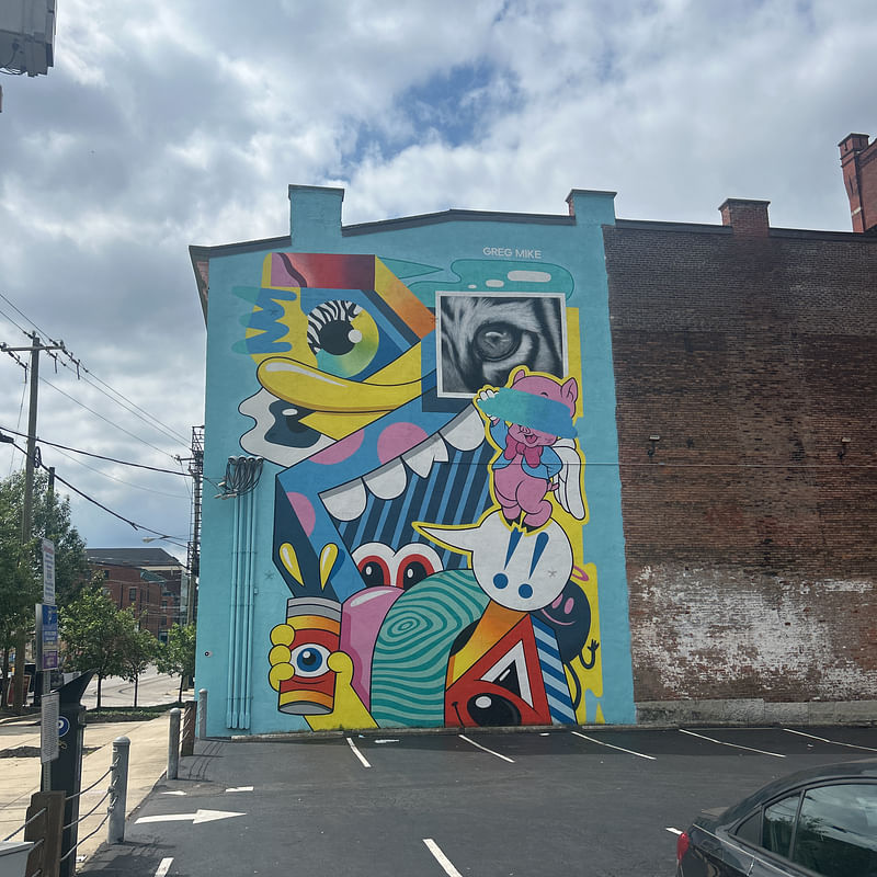 mural in Cincinnati by artist Greg Mike.