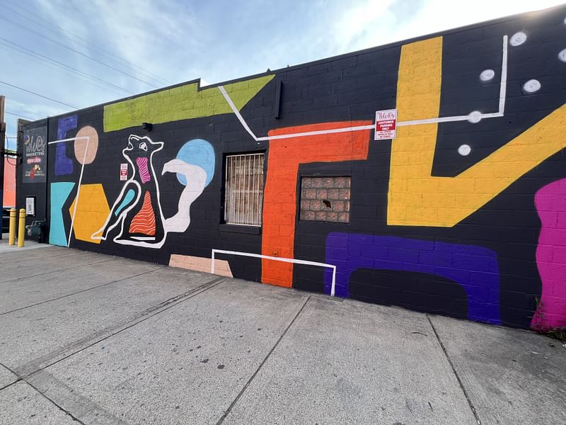 mural in Detroit by artist India Solomon.