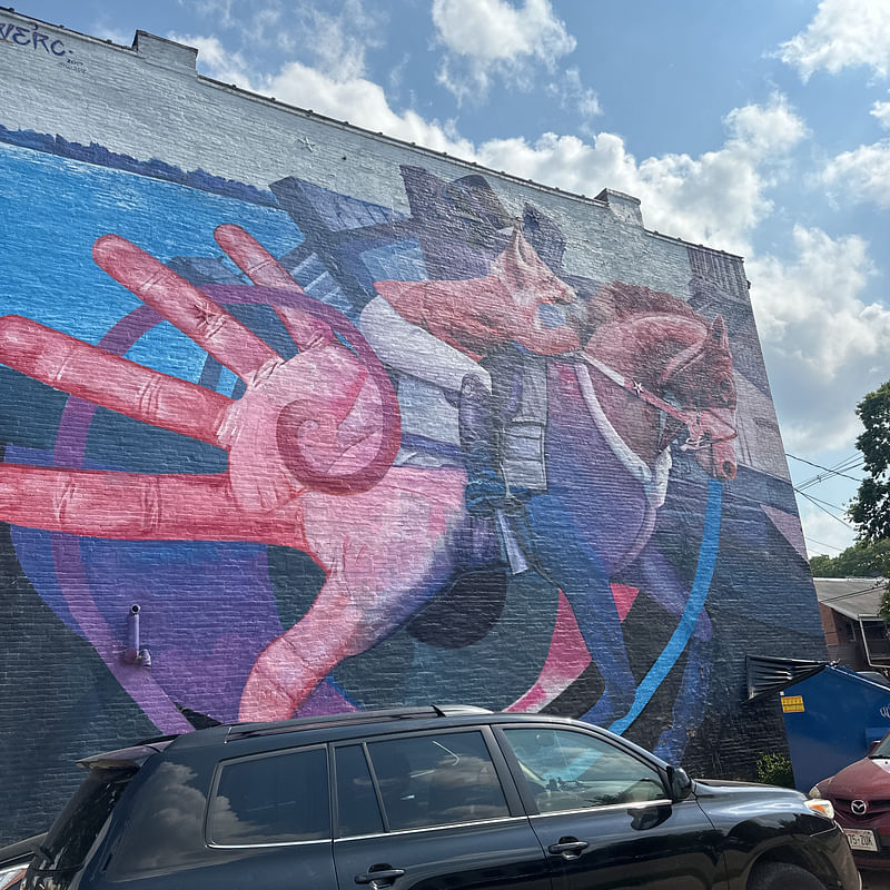 mural in Dubuque by artist WERC.