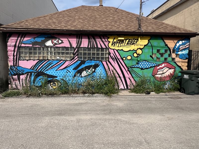 mural in Windsor by artist Denial.