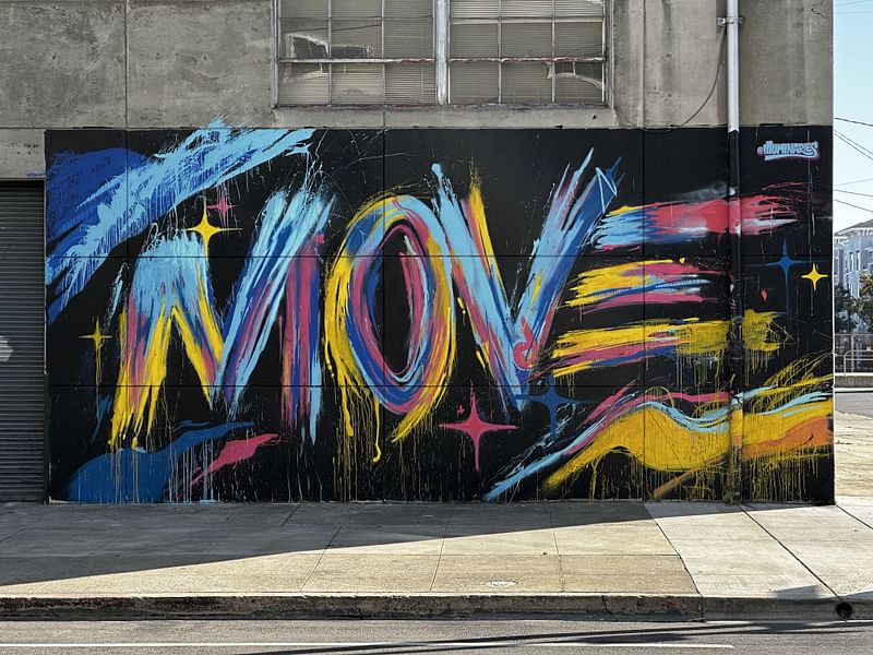 mural in Oakland by artist illuminaries.