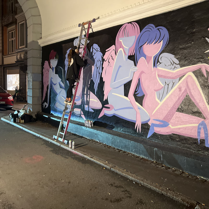 mural in København by artist Jas Petersen.