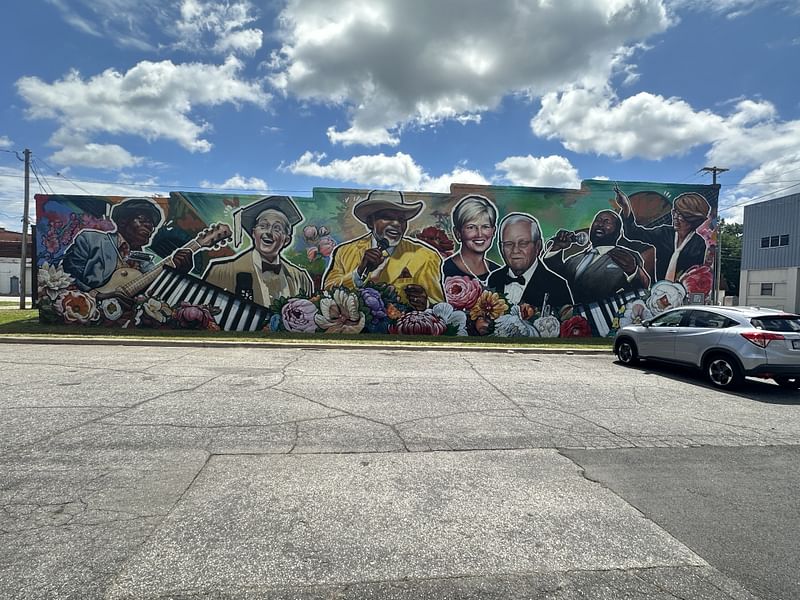 mural in Rocky Mount by artist unknown.