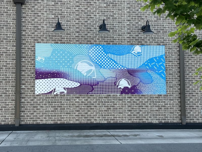 mural in Greenville by artist unknown.