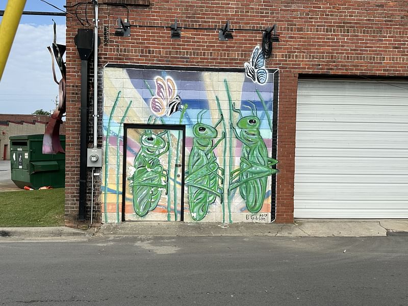 mural in Kinston by artist unknown.
