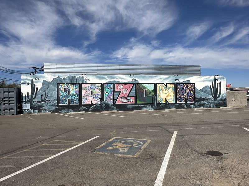 mural in Phoenix by artist unknown.