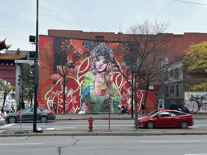 mural in Montréal by artist Bryan Beyung.