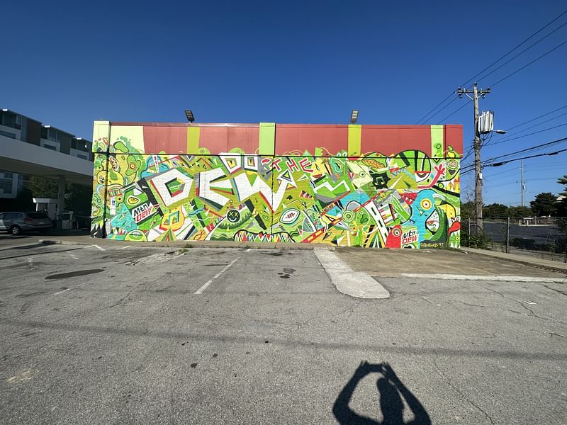 mural in Nashville by artist BONGANG.